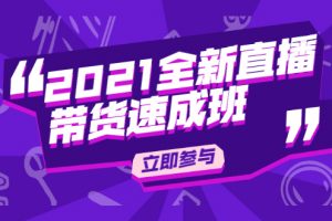 陈晓通2021全新直播带货速成班，从0到1教玩转抖音直播带货