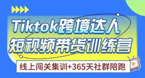 Tiktok海外精选联盟短视频带货百单训练营，带你快速成为Tiktok带货达人