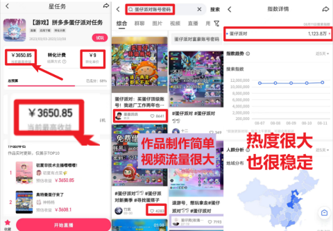 靠蛋仔派对日入3600+，会截图就能做，保姆式教学 无脑操作（教程+资料）插图1