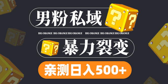 男粉项目，一个作品变现1000+，新渠道新玩法，一部手机实现月入过万