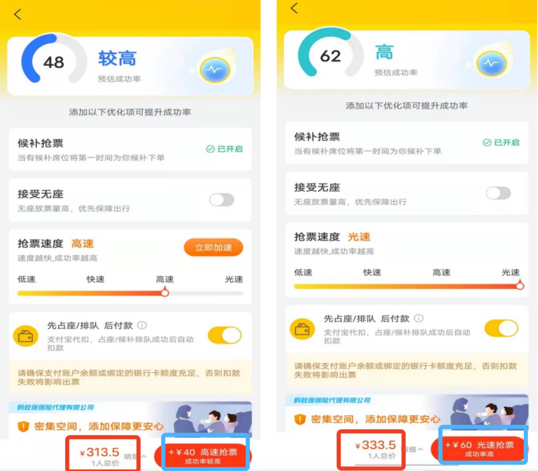 抢票成功率增高是什么意思_抢票成功率60能抢上吗_怎么抢票成功率高