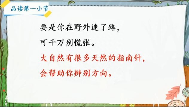 大自然中有哪些天然的自然指南针_大自然中天然指南针有哪些_自然天然指南针有哪些