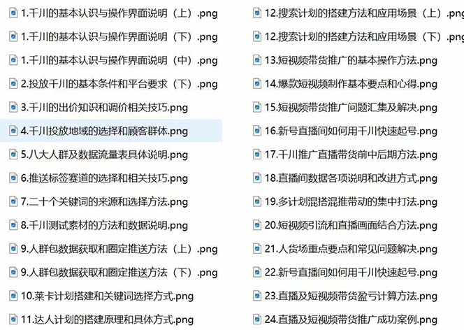 （7662期）2023巨量千川小白到高手：推广逻辑 计划搭建 搭建思路等(教程 图文 配套)