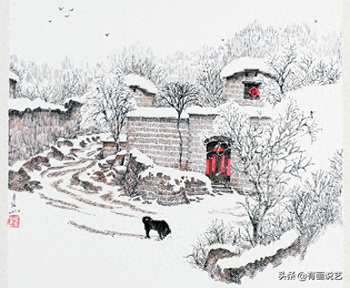 雪画画图片大全_雪画图_雪怎么画