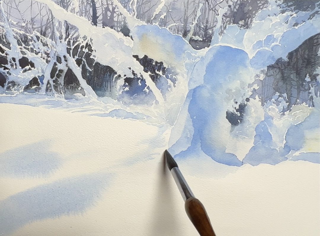 雪花画法_怎么画雪花_雪花画法简笔画