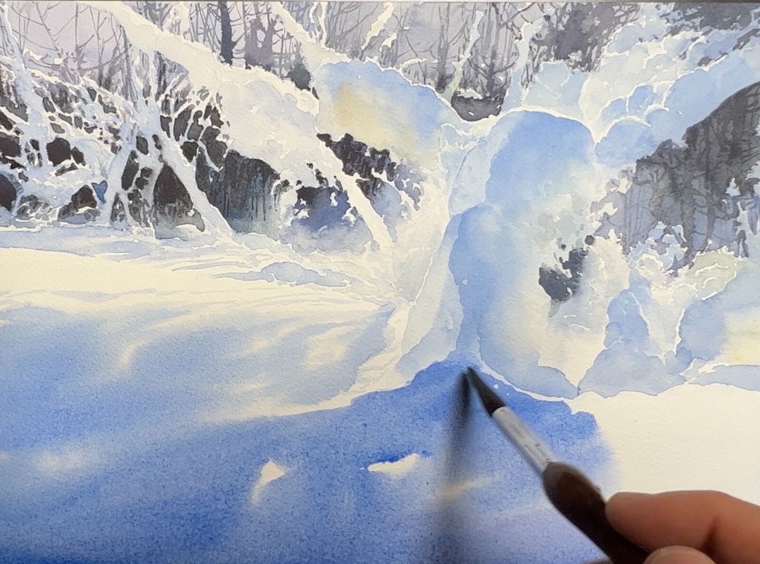 雪花画法_怎么画雪花_雪花画法简笔画