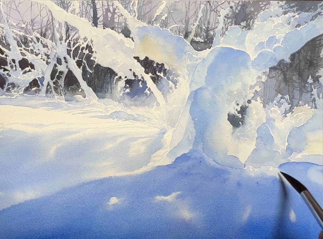 雪花画法_怎么画雪花_雪花画法简笔画