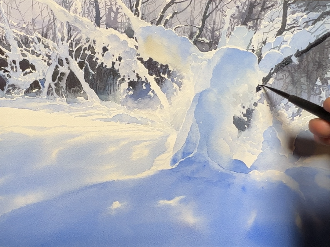 雪花画法_怎么画雪花_雪花画法简笔画