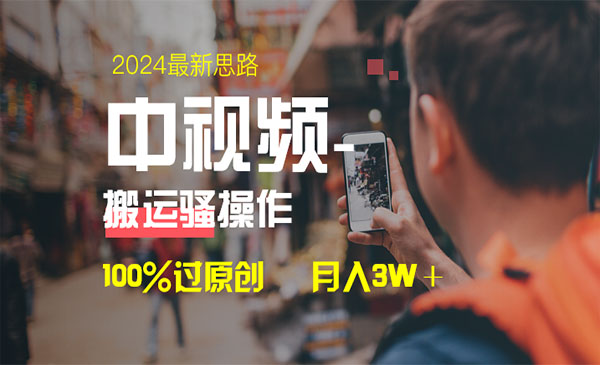 中视频新思路，双重去重100%过原创，一键分发多平台变现，简单无脑，月入30000+