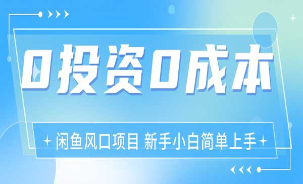 最新风口项目闲鱼空调3.0玩法，月入过万，真正的0成本0投资项目